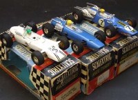 Lot 136 - Three boxed Scalextric Race Tuned cars
