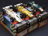 Lot 137 - Three boxed Scalextric Race Tuned cars