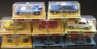 Lot 146 - Eight Scalextric cars in plastic display cases