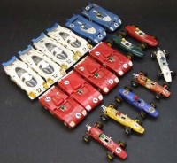 Lot 157 - Eighteen Scalextric France unboxed cars