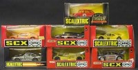 Lot 183 - Four Spanish Scalextric and three British boxed cars
