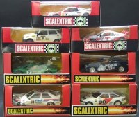 Lot 195 - Seven Spanish Scalextric boxed cars