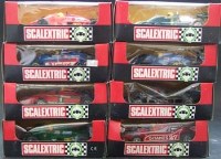 Lot 199 - Eight Scalextric Spanish boxed F1 cars