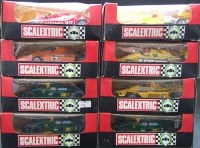 Lot 200 - Eight Scalextric Spanish boxed F1 cars