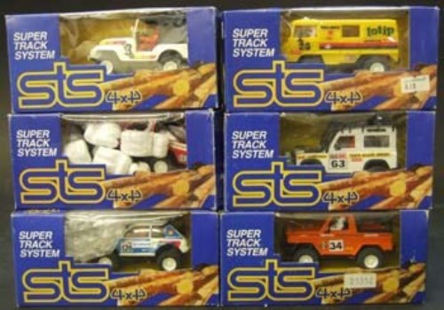 Lot 276 - Six Scalextric STS system 4x4 boxed models