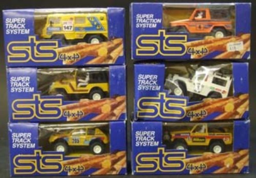 Lot 278 - Six Scalextric STS system 4x4 boxed models