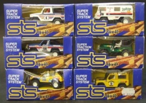 Lot 279 - Six Scalextric STS system 4x4 boxed models
