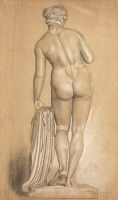 Lot 225 - W.J.H., 19th century, nude, crayon