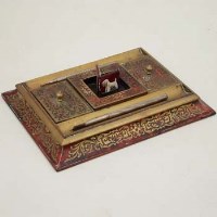 Lot 284 - Boulle ink stand