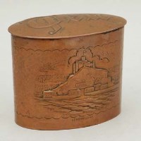 Lot 287 - Dyer copper Tea caddy