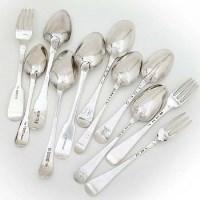 Lot 328 - Collection of early cutlery