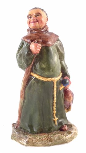 Lot 186 - Pottery figure of Friar Tuck