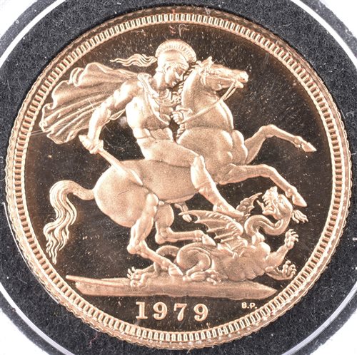 Lot 23 - GB 1979 gold proof sovereign (boxed).