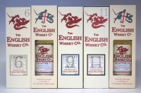 Lot 65 - The English Whisky Co. St George's Distillery American Bourbon 1st Fill, also Chapter 7, Chapter 9, Chapter 11, and Chapter 14, all 70cl (5)
