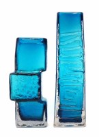 Lot 94 - Two whitefriars glass vases (2).