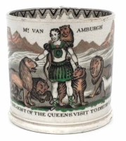 Lot 136 - Van Amburgh mug