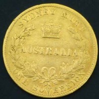 Lot 236 - Australia sovereign, 1870, F.