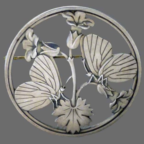 Lot 309 - Georg Jensen silver Moonlight Blossom 283