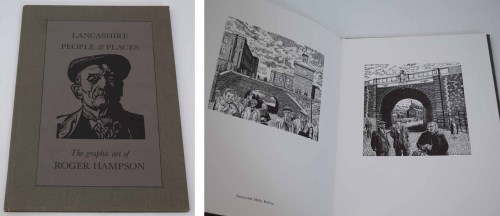 Lot 501 - Roger Hampson, Lancashire People & Places - The graphic art of Roger Hampson, one volume.