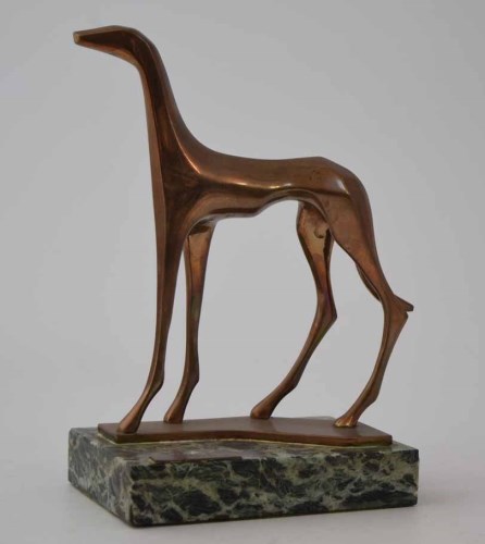 524 - Arthur Dooley, Poseur, bronze sculpture.