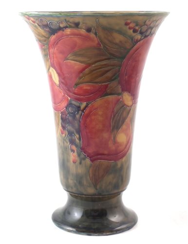 Lot 201 - Large Moorcroft pomegranate vase.