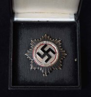 Lot 57 - A rare Second World War Nazi German Cross in silver.
