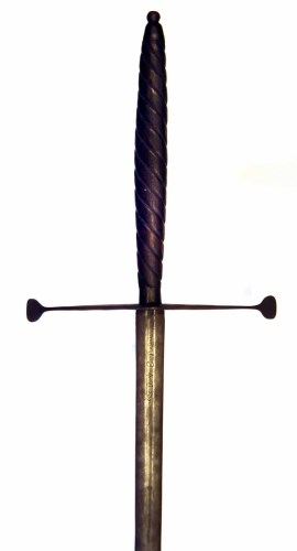 Lot 60 - Large double handed sword