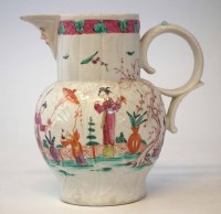 Lot 135 - Baddeley-Littler mask jug, circa 1780-85