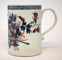 Lot 164 - Liverpool tankard circa 1770, painted with