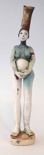 Lot 224 - Sally MacDonell (b1971 - ) standing female study