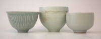 Lot 249 - David Leach (1911-2005) celadon bowl and two others.