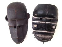 Lot 256 - Bete mask and a Bamama monkey mask, the largest