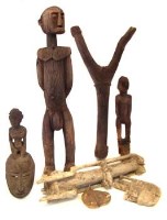 Lot 262 - Collection of Lobi and Dogon items, to include a