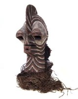 Lot 266 - Songye kifwebe mask 58cm high     All lots in