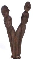 Lot 270 - Lobi couple, 38cm high     All lots in this