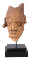 Lot 279 - Nok Terracotta head, 26cm high    All lots in