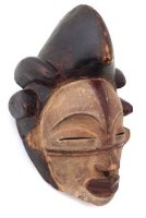 Lot 15 - Punu mask, 28cm high     All lots in this Tribal