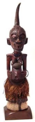 Lot 38 - Songye Nkisi Power figure or Fetish, 106cm