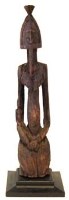 Lot 40 - Dogon maternity figure, 89cm high     All lots in