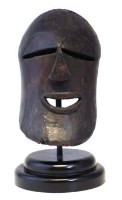 Lot 44 - Songye helmet mask, 31cm high     All lots in