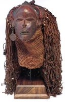 Lot 48 - Chokwe mask 29cm high     All lots in this