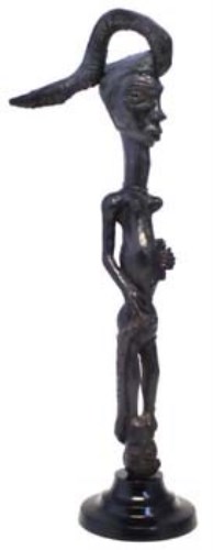 Lot 92 - Unusual female figure possibly Urhobo or Igbo