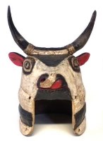 Lot 103 - Dugn'be Ox mask, 42cm high       All lots in this