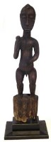 Lot 127 - Dogon male figure, 73cm high    All lots in this