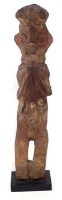 Lot 128 - Yaka female figure (bateba) 45cm high   Bought
