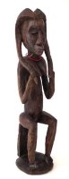 Lot 130 - Bamana female Jo or Jonyele figure 39cm high