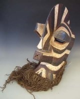 Lot 18 - Large Songye Kifwebe mask, 62cm high      All