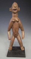 Lot 47 - Lobi or Mossi figure, 29cm high