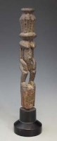 Lot 50 - Dogon standing figure with abstract mask head