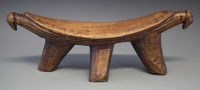 Lot 67 - Dinka headrest, 45cm wide    All lots in this